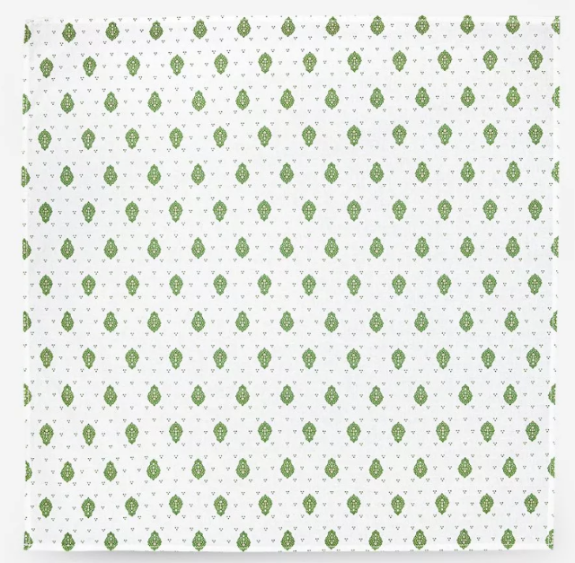Provencal tea towel - napkin (Bastide. Green) - Click Image to Close